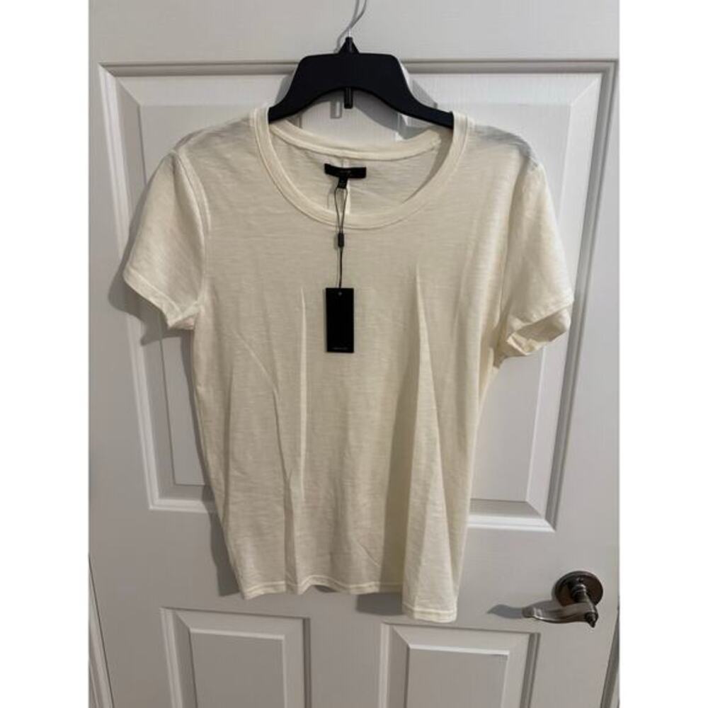 Joes Jeans New Back Knot Tshirt Ivory Size M